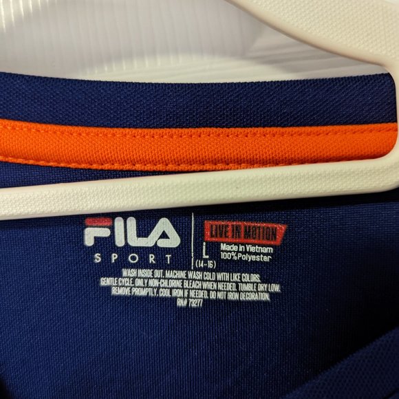 FILA Sport Blue Performance Shirt - Picture 4 of 6